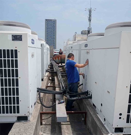 西固中央空调制热和不制冷系统维修方法